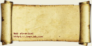 Jana Koroman vizit kartica